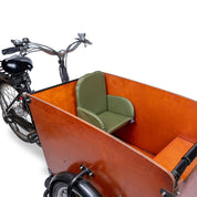 Siège enfant adapté à chaque vélo Babboe | armée verte