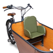 bakfiets kinderzitje navy zijkant
