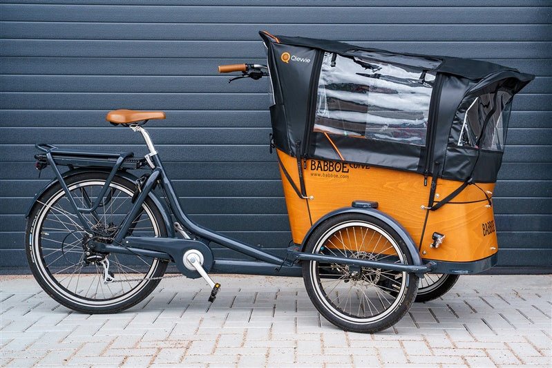Regentent Deluxe geschikt voor de Babboe Curve | Zwart