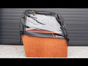Tente de pluie Deluxe adaptée au Babboe Big | Noir